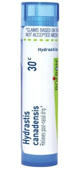 Boiron Hydrastis Canadensis 30C Homeopathic Single Medicine For Cough, Cold & Flu 80 Pellet