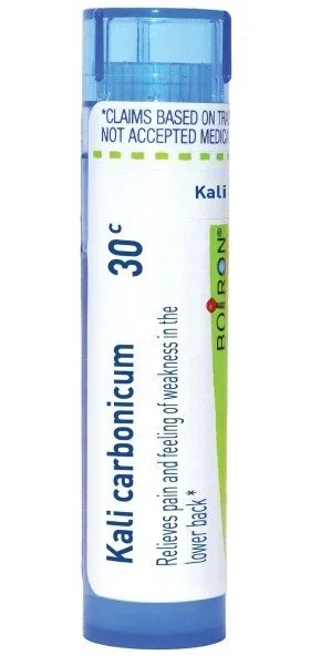 Boiron Kali Carbonicum 30C Homeopathic Single Medicine For Pain 80 Pellet