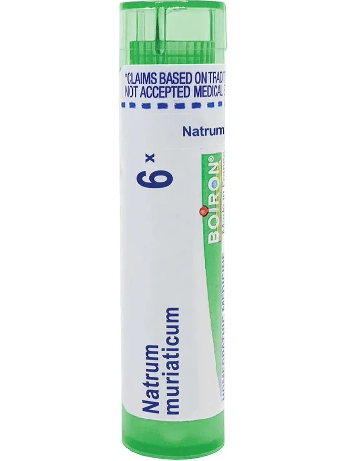 Boiron, Natrum Muriaticum 6X, 80 Pellets
