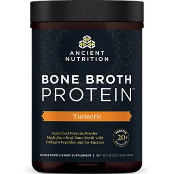 Bone Broth Protein Turmeric 20 serv By Ancient Nutrition
