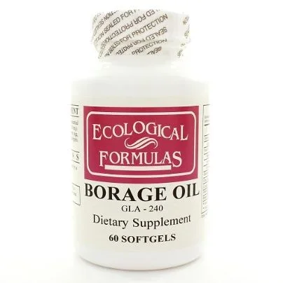 Borage Oil GLA-240 60c by Ecological Formulas-CVR