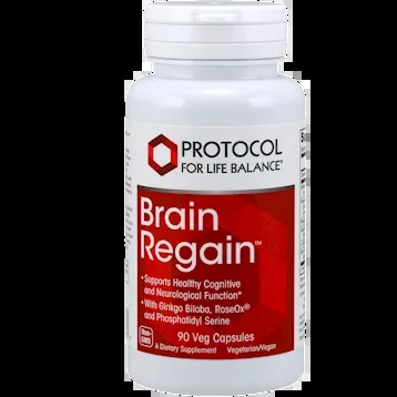 Brain Regain 90 vcaps by Protocol For Life Balance