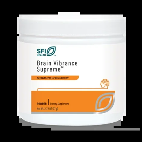 Brain Vibrance Supreme Powder (2.72 oz) (77 grams) by SFI Health Klaire Labs