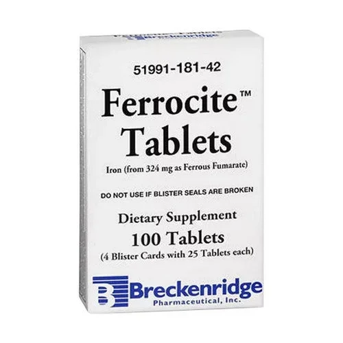 Breckenridge, Ferrocite, 100 Tabs