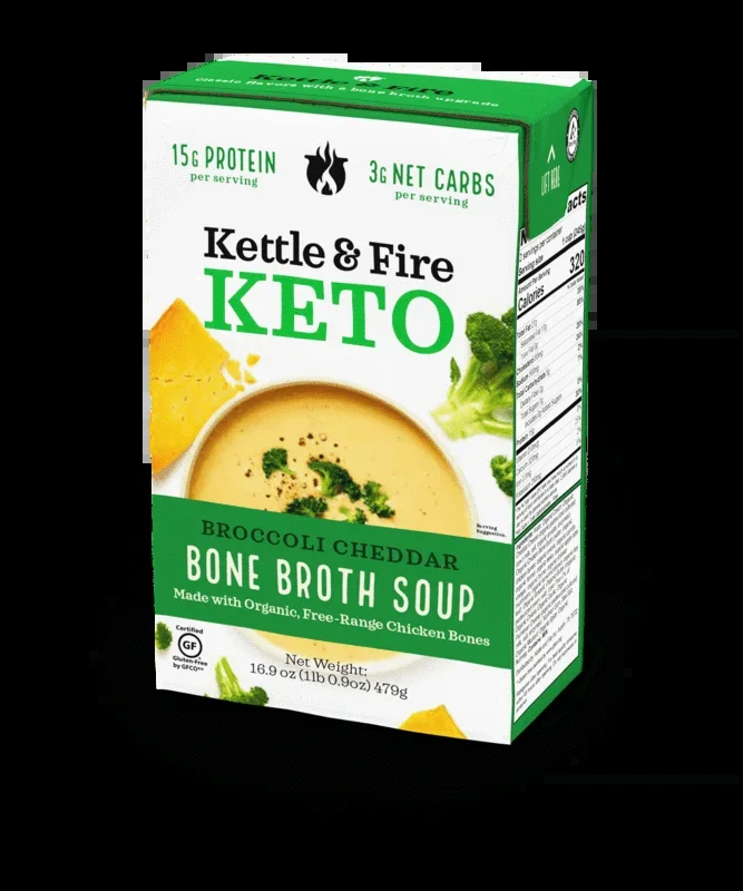 Broccoli Cheddar Bone Broth Soup – KETO