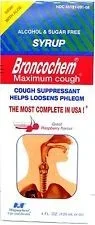 Broncochem Maximum Cough Cough Suppressor Alcohol and Sugar Free 4 fl oz (120 ml)