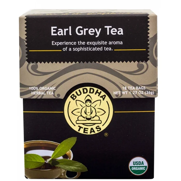 Buddha Teas, Earl Grey Tea, 18 Tea Bags