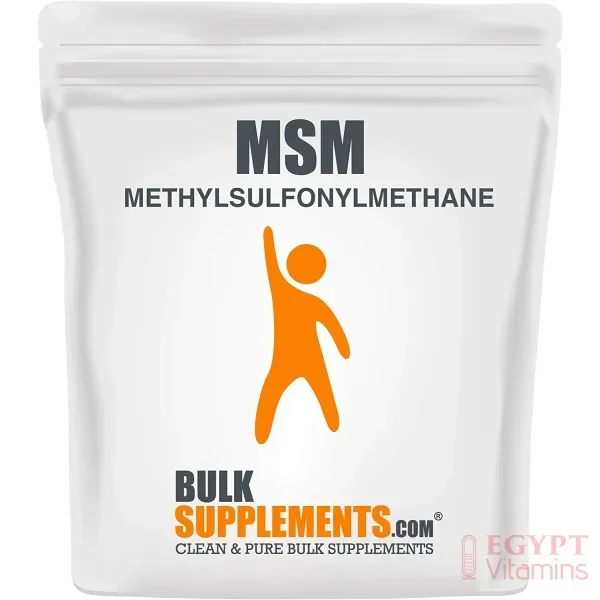 BulkSupplements.com MSM Powder (Methylsulfonylmethane) Bulk Powders MSM Powder – MSM Powder for Hair Support (1 Kilogram) مسحوق ميثيل سلفونيل ميثان- 1كيلوجرام