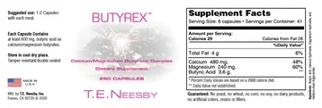 Butyrex 600 mg 250 caps