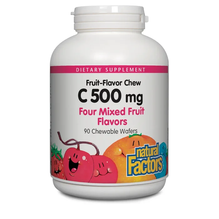 C 500 mg Mixed Fruit chew