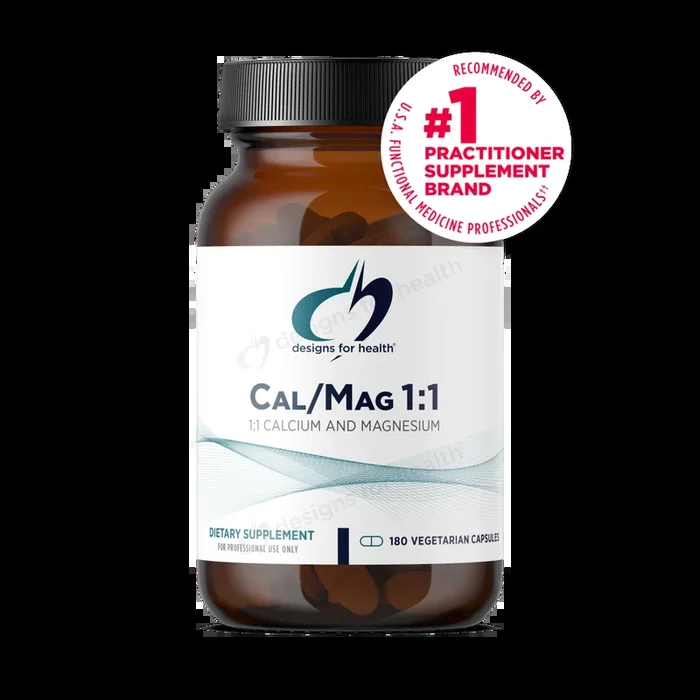 Cal/Mag 1:1 (180 caps) by Designs for Health