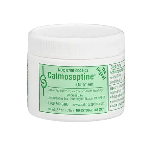 Calmoseptine, Healing Ointment Jar, 2.5 oz