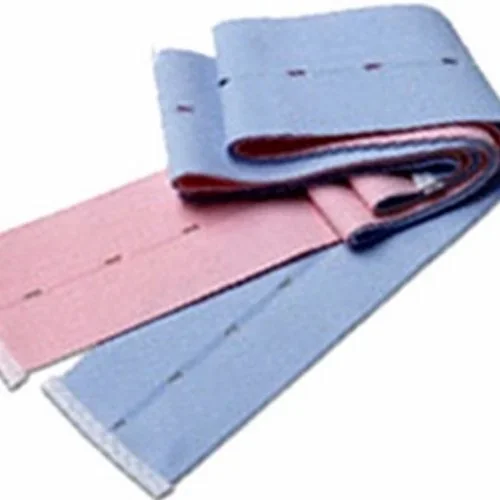 Cardinal, Transducer Belt Life Trace Buttonhole Style, Pink and Blue, 2-3/8 X 48 Inch Fetal Monitoring, Count of 50