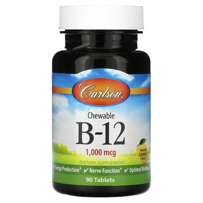 Carlson Labs, B-12 Sl 1000 mcg, 90 Tablets