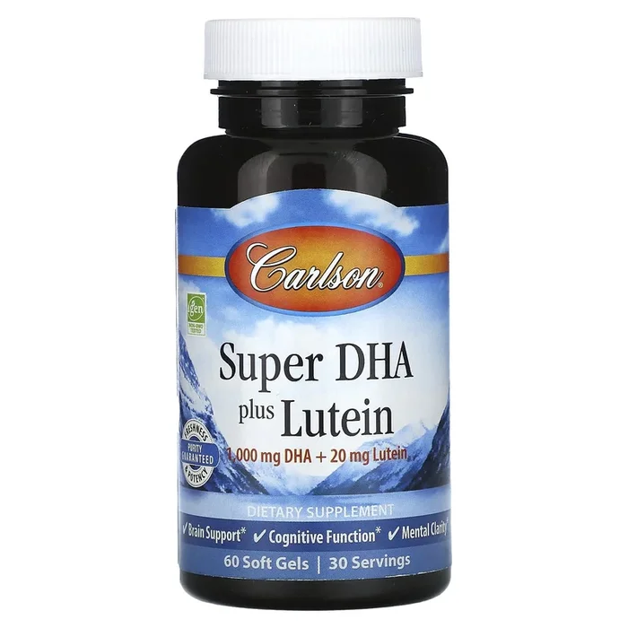 Carlson Labs, DHA + Lutein, 60 Softgels