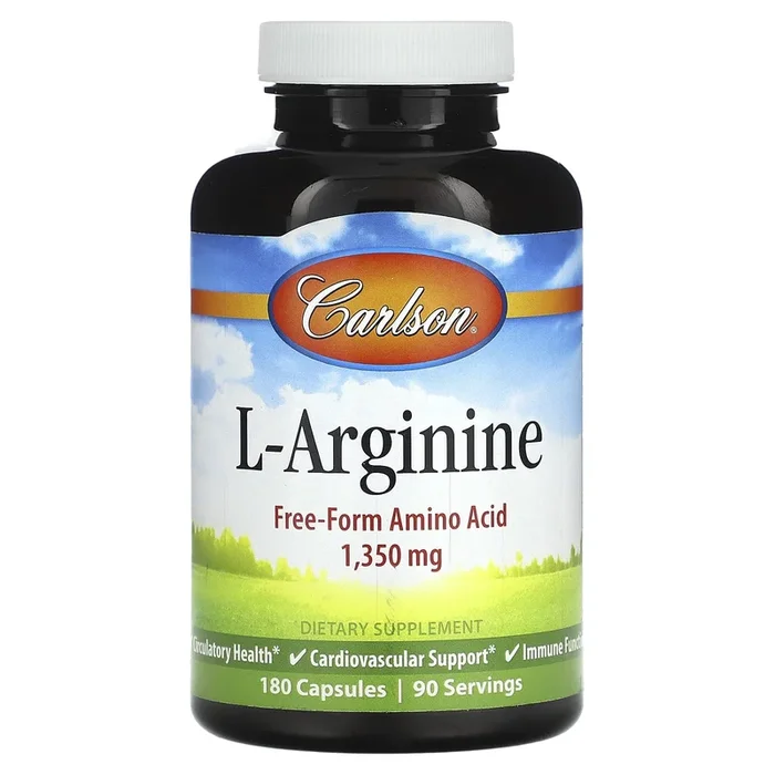 Carlson Labs, L-Arginine, 180 Capsules