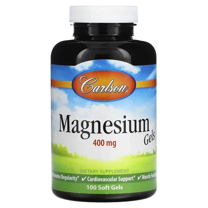 Carlson Labs, Magnesium 400 mg, 100 Softgels
