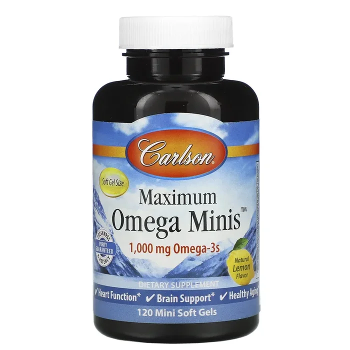 Carlson Labs, Maximum Omega Minis, 120 Softgels