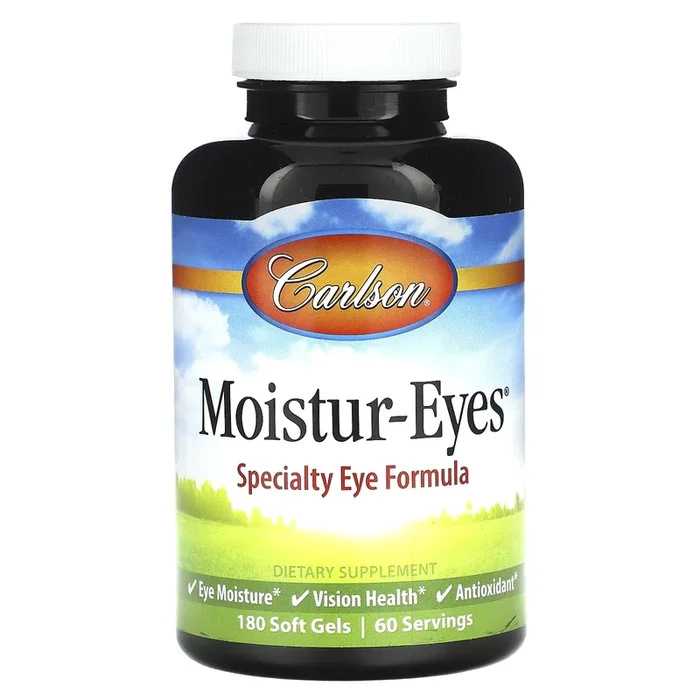 Carlson Labs, Moistur-Eyes, 180 Softgels