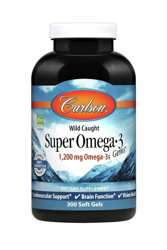 Carlson Labs, SUPER OMEGA-3 GEMS, 300 Softgels