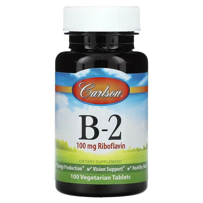 Carlson Labs, Vitamin B-2 100 mg, 100 Tablets