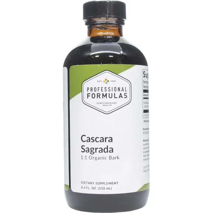 Cascara Sagrada (Rhamnus purshiana) 8.4 oz by Professional Formulas