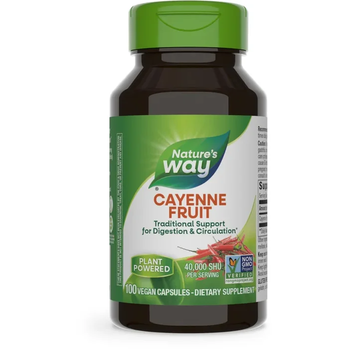 Cayenne Pepper 450 mg 100 caps by Nature’s Way