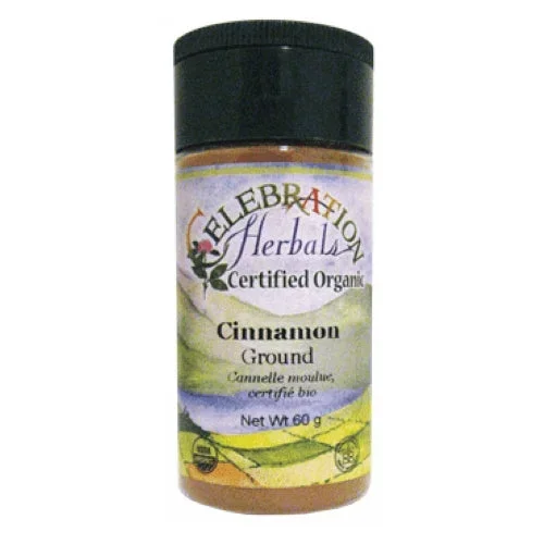 Celebration Herbals, Cinnamon Ground Organic 3% Oil, 60 grams