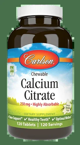 Chewable Calcium Citrate 120 Tablets