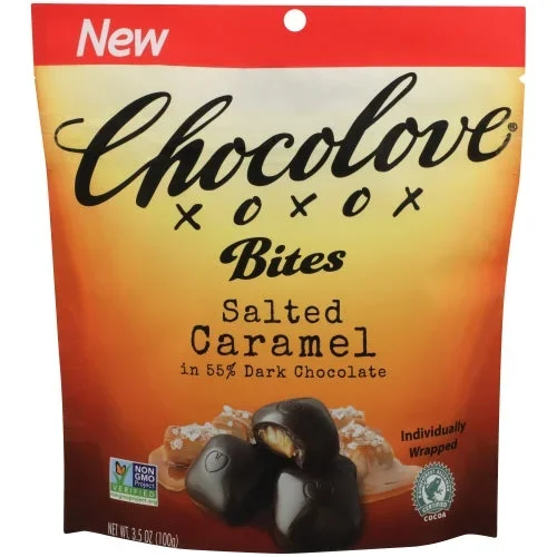 Chocolove, Salted Caramel Dark Chocolate, 3.5 Oz(Case Of 8)