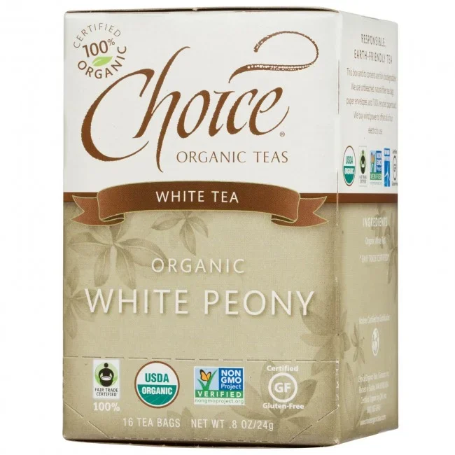 Choice Organic Teas White Peony 16 Tea Bags