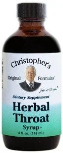 Christopher’s Original Formulas Herbal Throat Syrup 4 oz Liquid