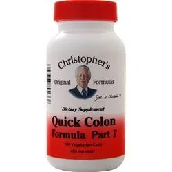 Christopher’s Original Formulas Quick Colon Formula Part 1 100 vcaps