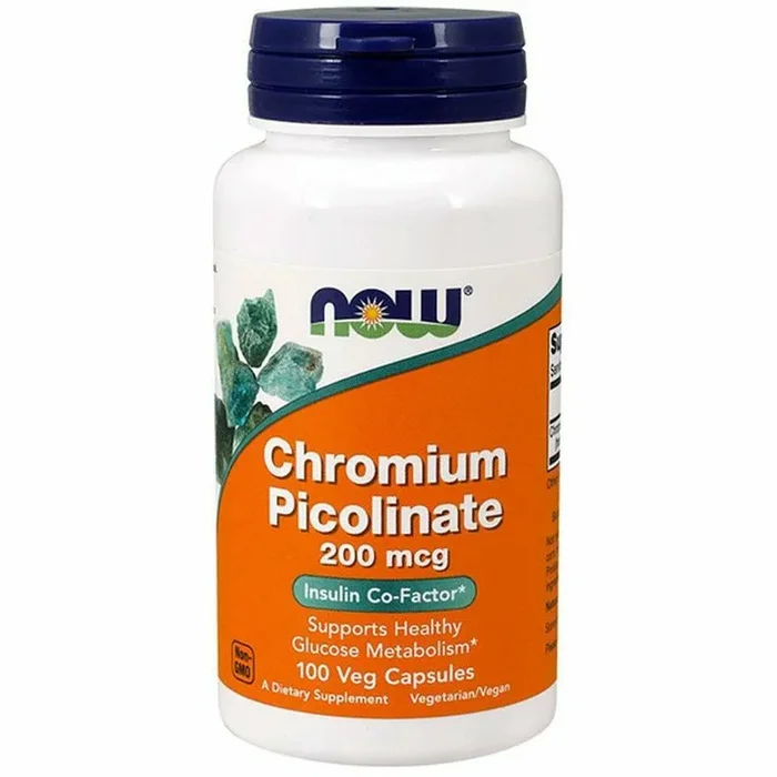 Chromium Picolinate 200 mcg 100 caps by NOW