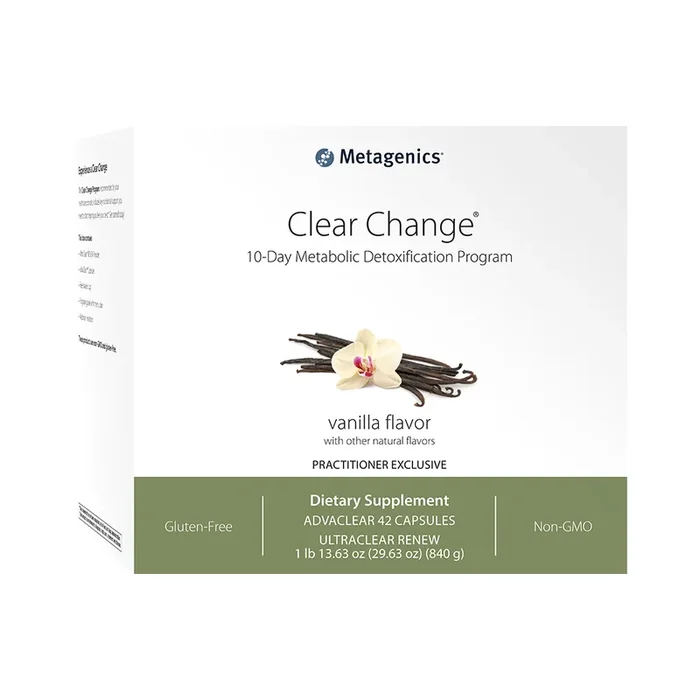 Clear Change 10-Day Detox Program with UltraClear® RENEW Vanilla by Metagenics