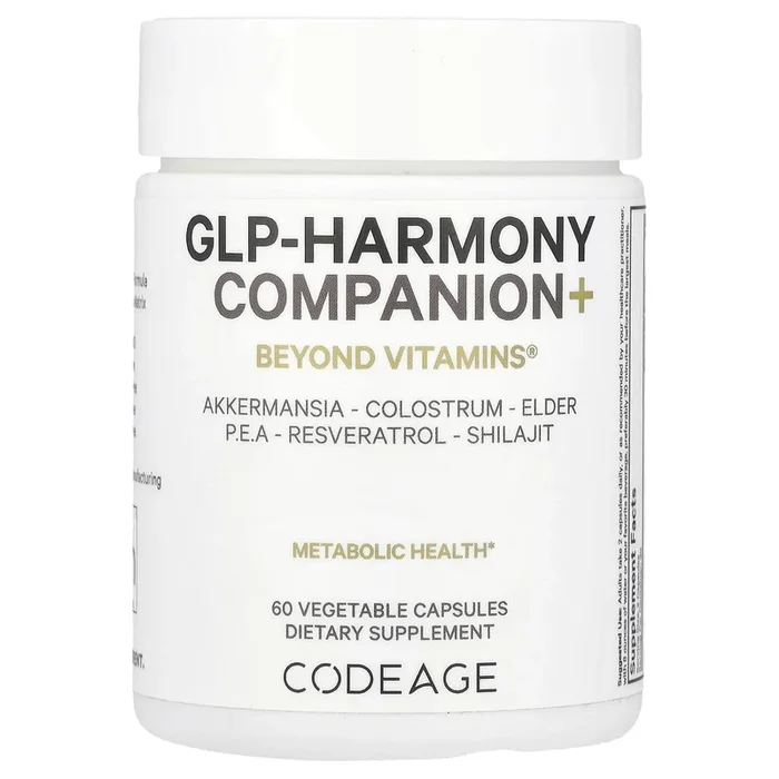 Codeage, GLP-Harmony Companion+, 60 Vegetable Capsules