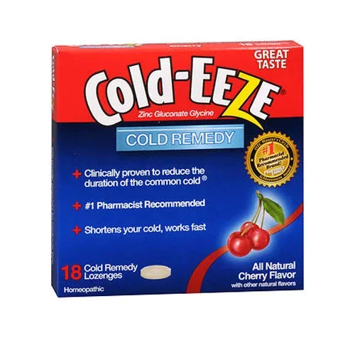 Cold-Eeze, Homeopathic Non-Sedating Lozenges Cherry, 18 Count