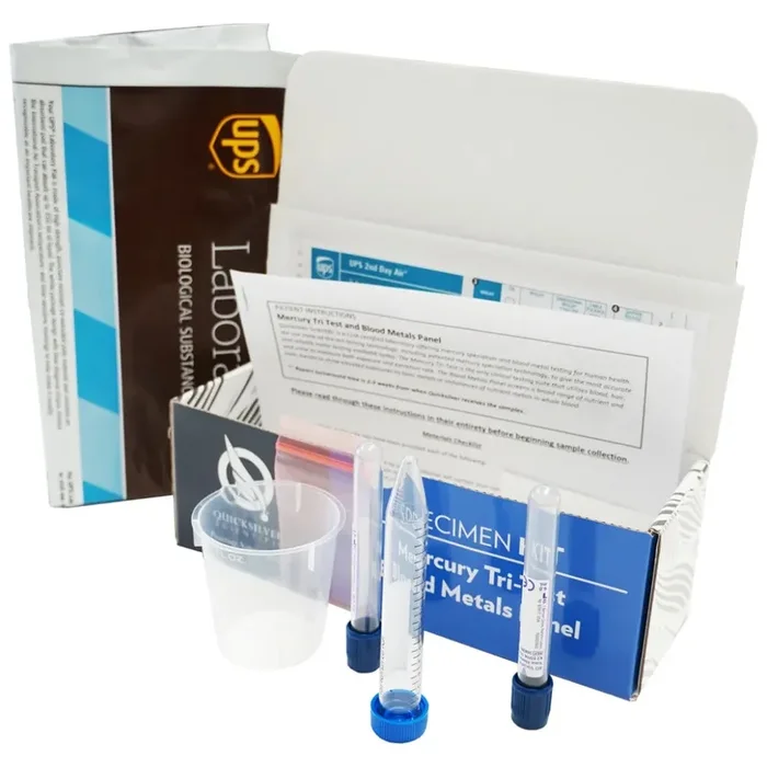 Combination Mercury Tri-Test and Blood Metals Panel
