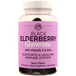 Country Farms Black Elderberry Gummies Berry EXPIRES 1/26 60 gummy