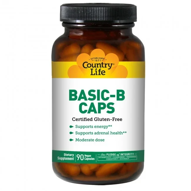 Country Life – Basic B 25 Mg 90 (Vegicaps)