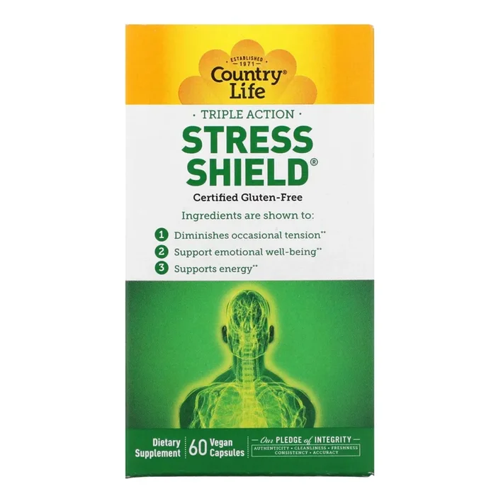 Country Life, Stress Shield, 60 Capsules