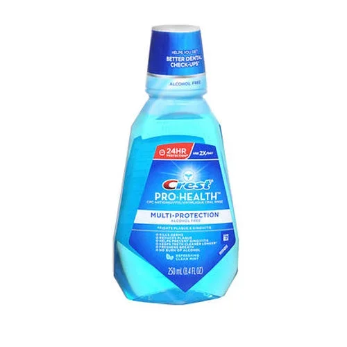 Crest, Pro-Health Multi Protection Cpc Antigingivitis Antiplaque Oral Rinse Clean Mint, 250 Ml