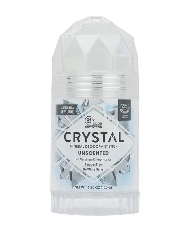 Crystal Body Deodorant Mineral Deodorant Stick Unscented 4.25 oz. Stick
