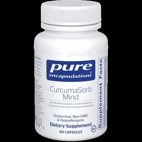 CurcumaSorb Mind 60 caps Pure Encapsulations P1678