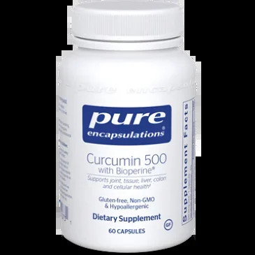 Curcumin 500 with Bioperine 60 vcaps