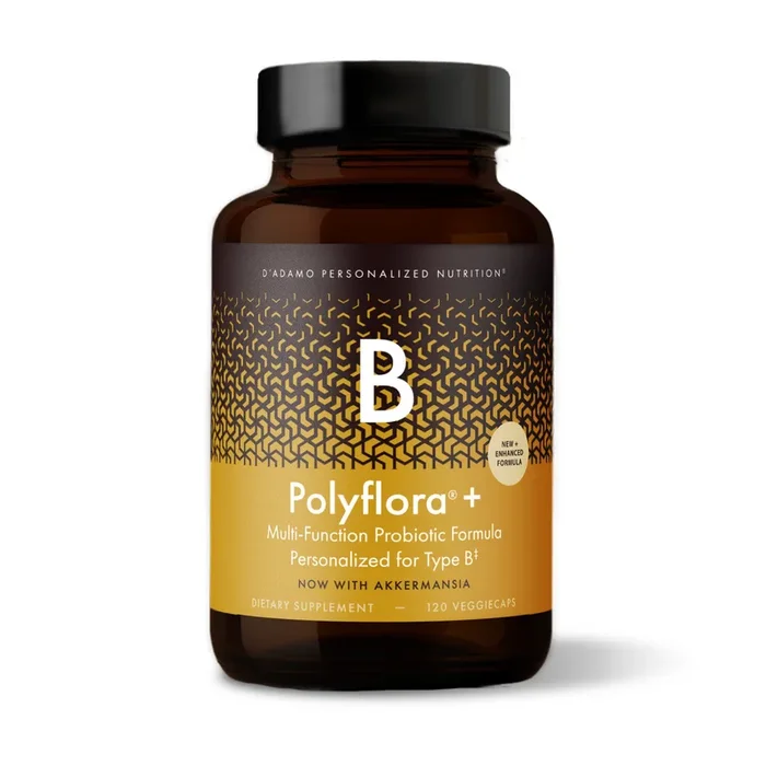 D’Adamo Polyflora Probiotic Type B 120 Vcaps