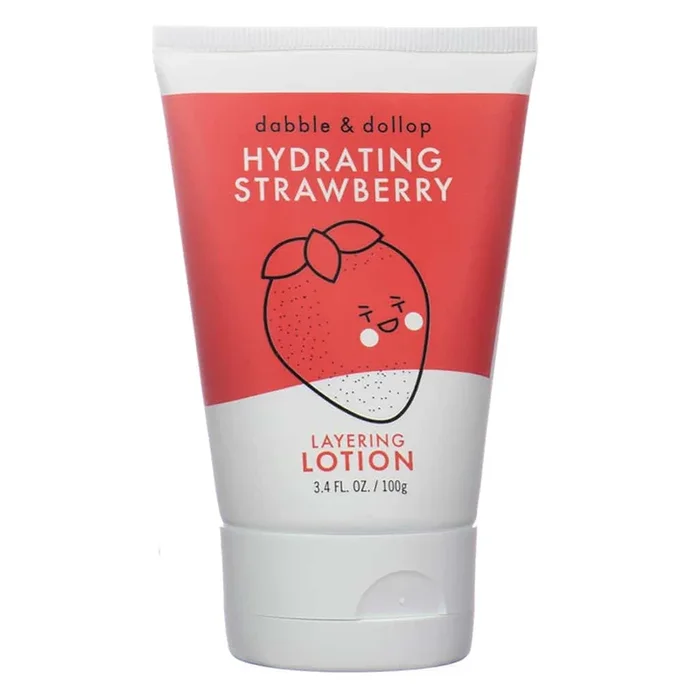 Dabble and Dollop Hydrating Strawberry Layering Body Lotion