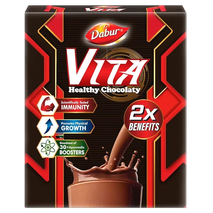 Dabur Vita Healthy Chocolaty Nutritional Drink Powder – 500gm Refill Pack