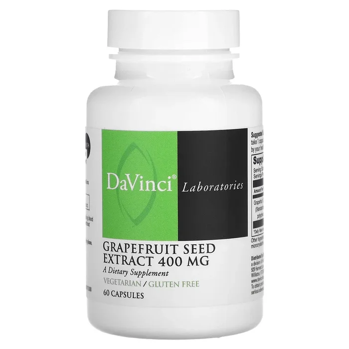 DaVinci Labs, Grapefruit Seed Extract, 400 mg, 60 Capsules
