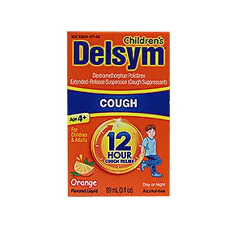 Delsym, Children’S 12 Hour Cough Relief Liquid Orange, 3 Oz